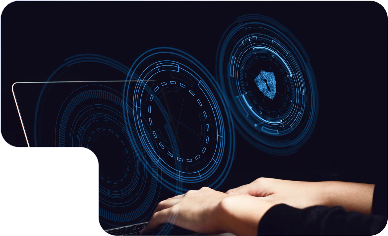 cybersecurity solution illustration